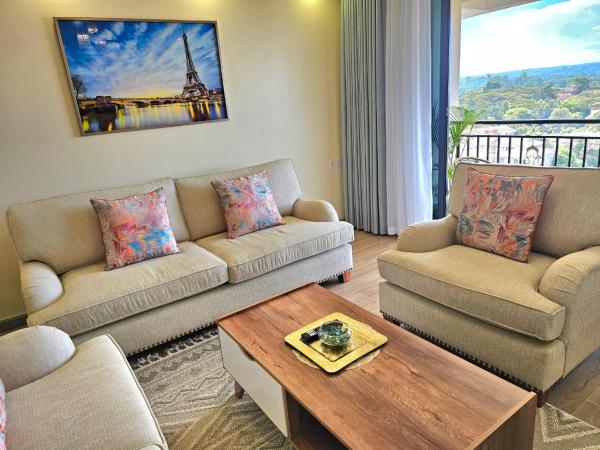 stunning two bedroom apartment with heated swimming pool fully equipped gym ample parking space and a relaxing rooftop with breathtaking views, Buchen Sie Ferienwohnung Nairobi CBD Nairobi