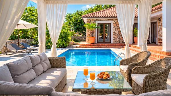 Vila Gostinjac 2 with pool Krk by Villas Guide, Buchen Sie  Hotels in Insel Krk mit Parkplatz, Parkplätze