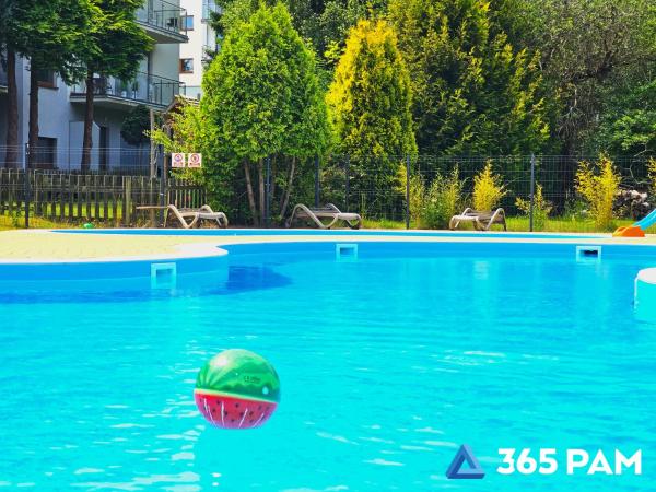 Studio Białe i Czarne w Dominikanie Przy Morzu - 365PAM, Reserva ahora  Hoteles en Pomerania Occidental con piscina, Piscina