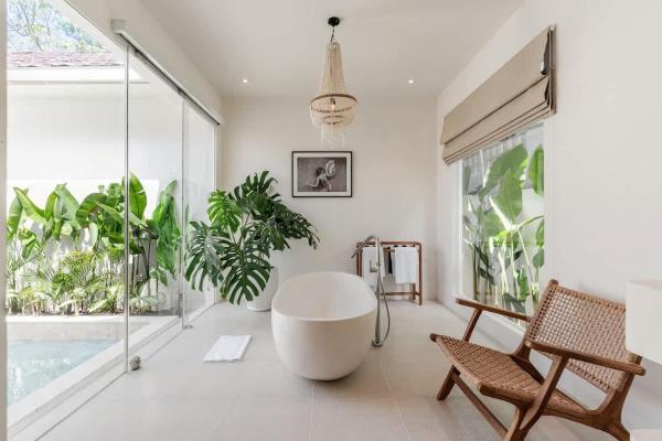 1BR Villa with Private Pool & Stylish Wood Accents, Reserva ahora  Hoteles en Bali con piscina, Piscina