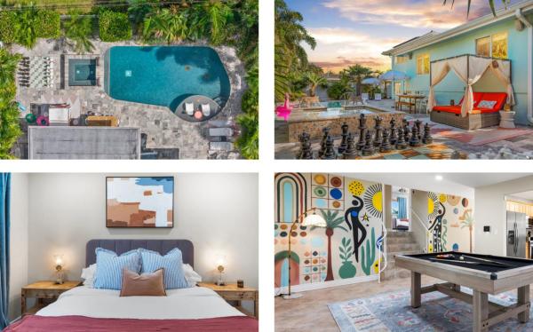 Boho Chic Villa I Pool, Spa I Game room Retreat, Réserver  Hôtels SPA à Floride, SPA