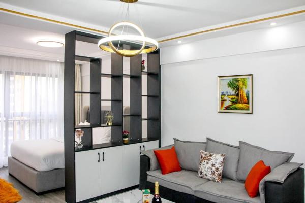 lovely fully furnished studio apartment in kilimani with unbeatable city views, Buchen Sie Ferienwohnung Nairobi CBD Nairobi
