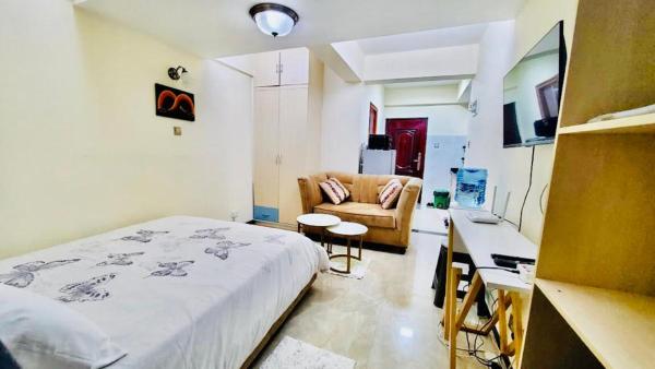 luxurious fully furnished two bedroom apartment with amazing city views heated swimming pool fully equipped gym with a child play area and ample parking space, Buchen Sie Ferienwohnung Nairobi CBD Nairobi