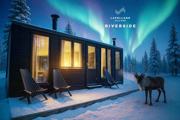 Lapelland Village Riverside - Cozy Lapland Landscape Cabin with Sauna, Fireplace & Nature View, Ylläs, Äkäslompolo, Buchen Sie  Äkäslompolo 