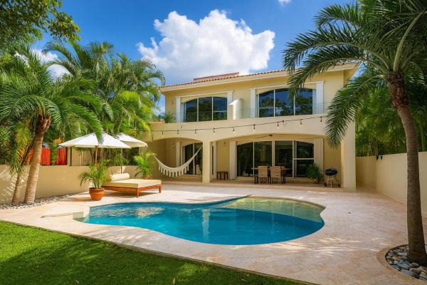 Private Pool Villa Beach & Golf PA, Prenota  Puerto Aventuras 