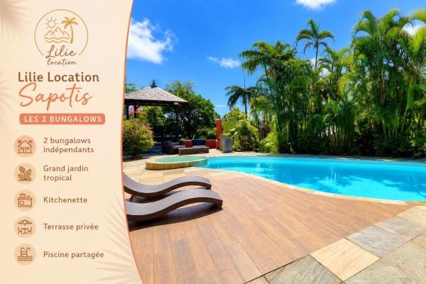 Lilie Location Sapotis, Reserva ahora  Hoteles con piscina en Saint-Joseph, Piscina