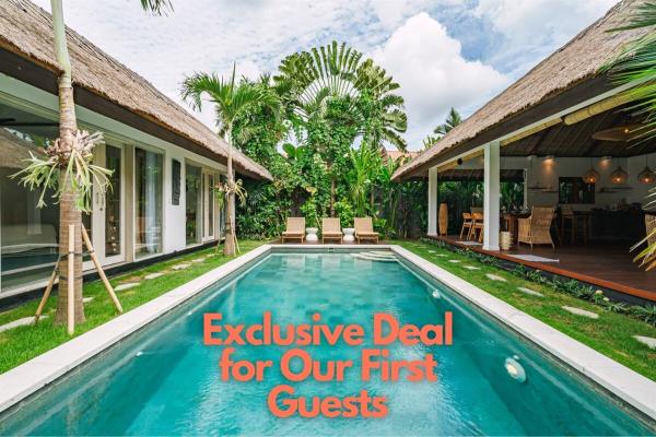 Tropical 4BR Villa in Quiet Babakan Near Berawa, Reserva ahora  Hoteles con piscina en Bali, Piscina