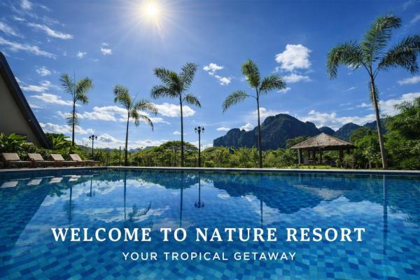 Nature Resort Vangvieng, Buchen Sie  Hotels in Provinz Vientiane mit Pool, Schwimmbad