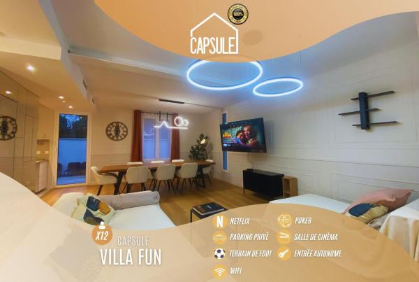 Capsule Villa Fun cinéma Foot Poker Console jeux de jardin, Prenota  Mareil-Marly Yvelines