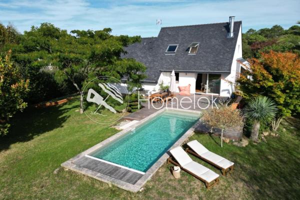 Villa avec piscine - calme absolu 5 min des plages, Prenota  Hotel con piscina a Bretagna, Piscina