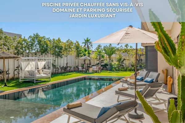 Villa Katia - Piscine et jardin Privée Sans vis-à-vis Wifi HD, Buchen Sie  Hotels in Marrakech-Safi mit Parkplatz, Parkplätze