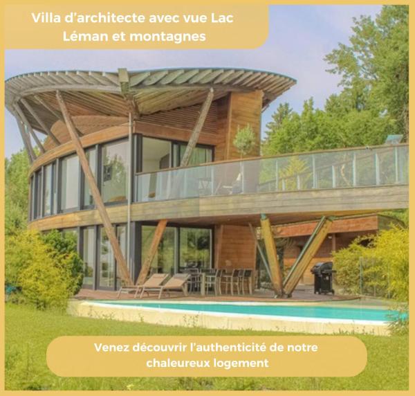 Villa vue Lac Léman et montagne Proche Genève, Prenota  Cranves-Sales Rodano-Alpi