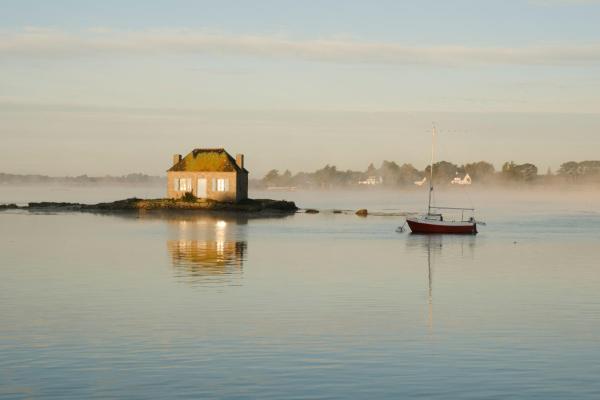 Saint Cado, appartement avec vue sur leau, Prenota  Hotel a Bretagna con parcheggio, Parcheggio