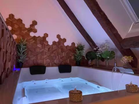 Love Room pour une escapade romantique avec Spa privatif, Prenota  Hotel SPA a Bourges, SPA