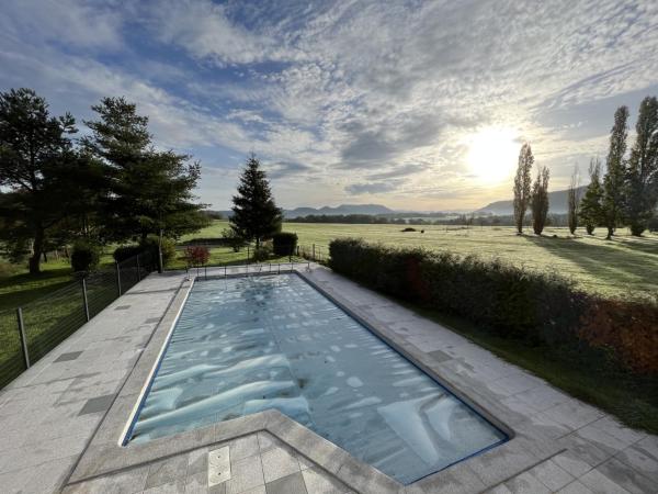 Villa 170m2 avec piscine , terrain de petanque, billard et jeux de flechettes, Buchen Sie  Nompatelize Lothringen