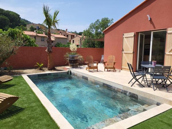 Villa cosy avec piscine à Collioure, Réserver  Collioure Vermillion Coast