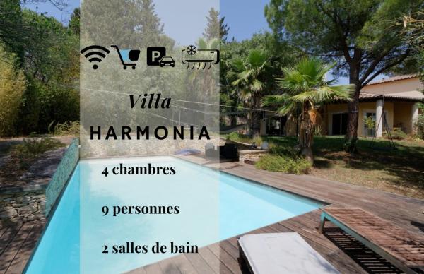 114- Villa Harmonia, 4Chambres, Piscine, Clim, Buchen Sie  Hotels in Gard mit Parkplatz, Parkplätze