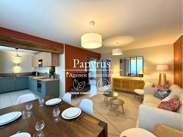 Papyrus - Village Center Apartment 4 Guests, Buchen Sie Ferienwohnung Saint-Martin-de-Bréthencourt 