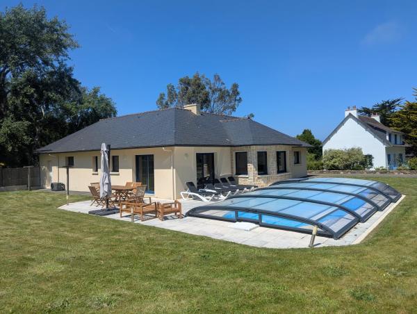 Villa de bord de mer avec piscine privée, Prenota  Hotel con piscina a Bretagna, Piscina