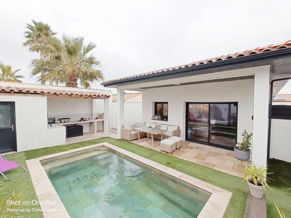 Villa avec Piscine sans vis à vis Proche de la mer, Buchen Sie  Bessan Hérault