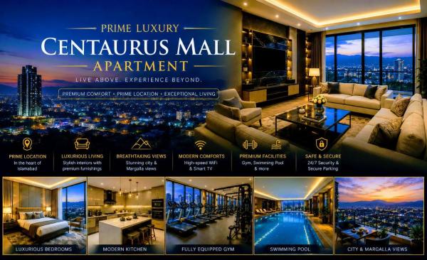 Centaurus Mall Private Luxury Apartments Islamabad, Prenota Appartamento Hotel con piscina a Islamabad, Piscina