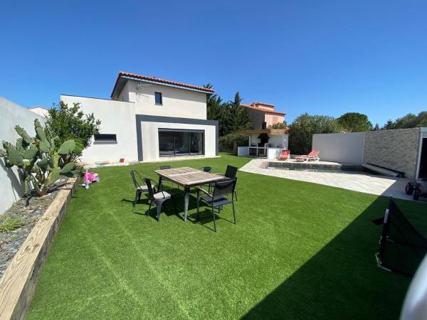 Villa piscine, 8personnes, clim, wifi, Réserver  Baixas Languedoc-Roussillon