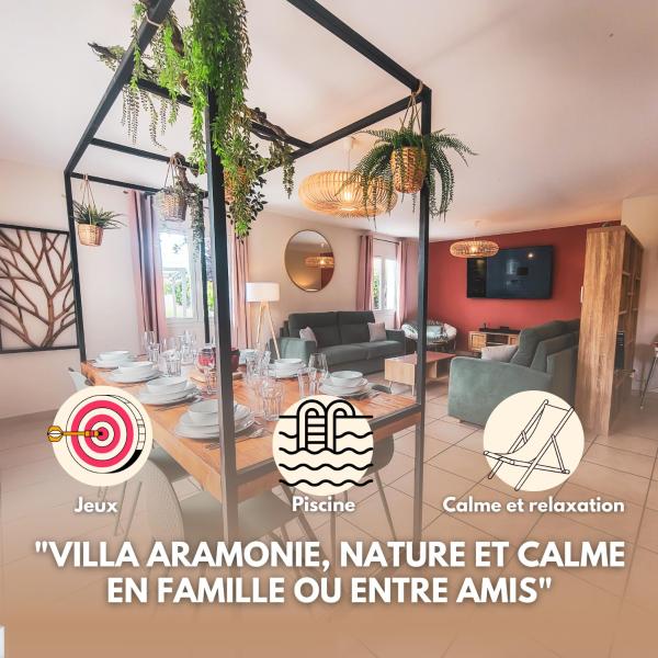 Au cœur des vignes, Villa Aramonie, Piscine privée, Réserver  Hôtels à Hérault avec piscine, Piscine
