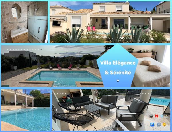 Villa élégance et sérénité, Réserver  Hôtels avec piscine à Gignac, Piscine