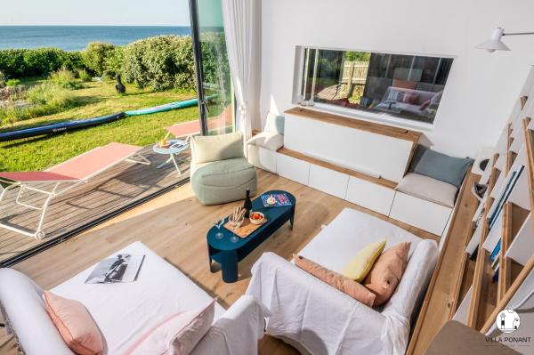 Villa Ponant 5 étoiles à Doëlan, piscine face mer, Buchen Sie  Clohars-Carnoët Département Finistère