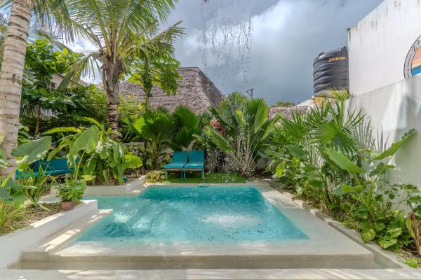 Waterfall Villa Paje Beach Zanzibar your tropical paradise awaits, Prenota  Hotel a Pvani region con piscina, Piscina