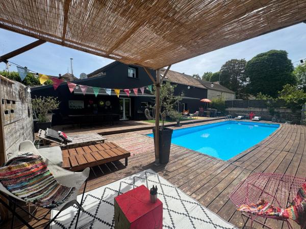 La Villa dElodibiZa, 45mn de Paris en train avec piscine, Reserva ahora  Écuelles Île-de-France