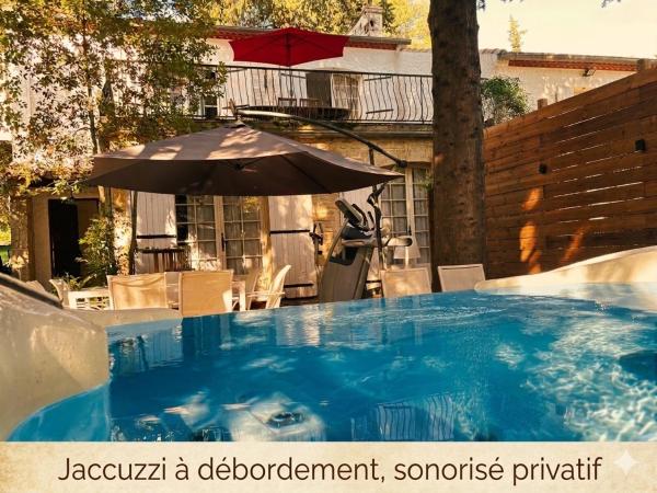 Villa&spa 3 ch 6pers en ville 12 mn de la plage, Réserver  Montpellier Hérault