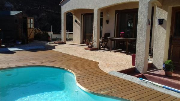 Villa dans les hauteurs de Collioure, Réserver  Hôtels avec piscine à Vermillion Coast, Piscine