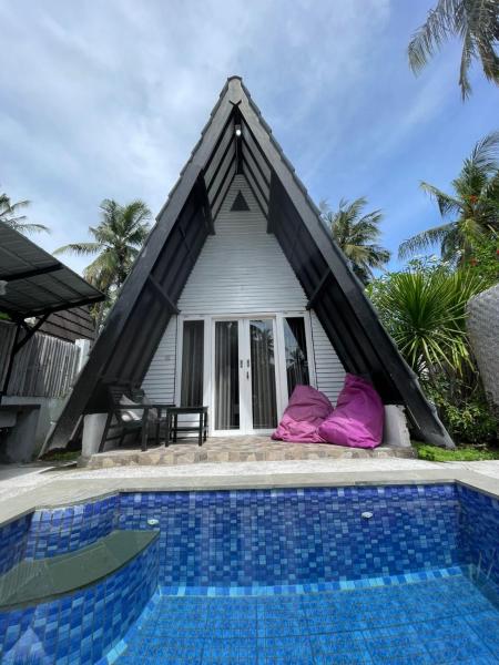 Resort Gili Trawangan - Privat Pool Bungalow, Buchen Sie  Hotels mit Pool in Gili-Inseln, Schwimmbad