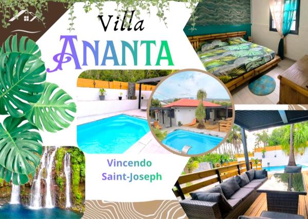 Villa Ananta, Reserva ahora  Hoteles con piscina en Saint-Joseph, Piscina