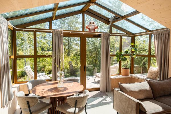 Large Greenhouse op Boetiekpark de Kas, Prenota  Scherpenzeel Frisia