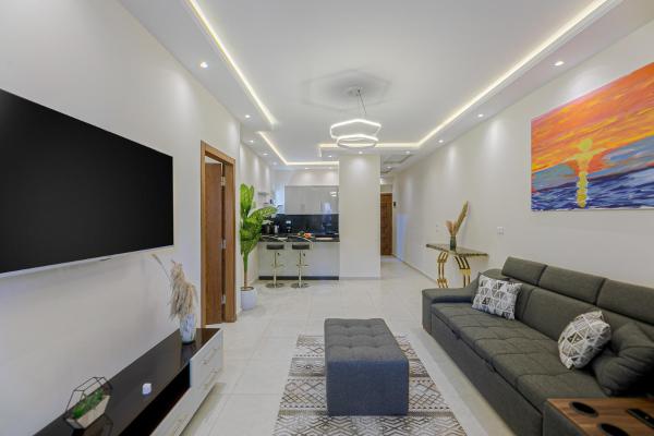 Marina Promenade, 80 m2 Cityapartment nahe New Marina & Sheraton, 3 Min zum Strand, Prenota Appartamento Hotel con piscina a Mar Rosso, Piscina