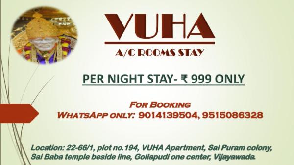 VUHA Apartment, Réserver Appartement Vijayawada Andhra Pradesh