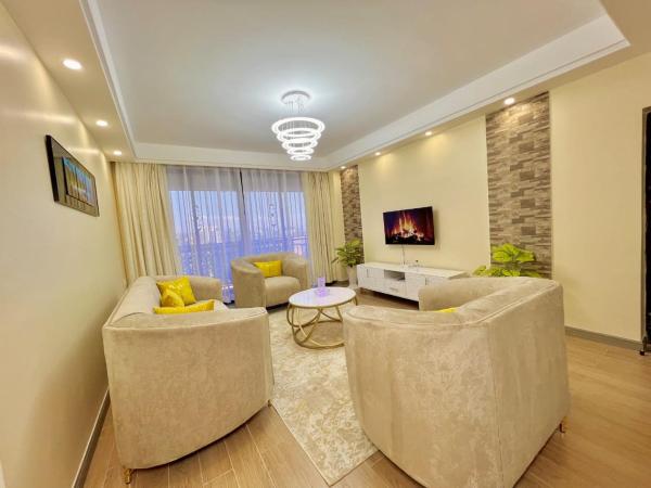 spacious living apartment with fully equipped gym heated swimming pool private parking space, children play area and amazing scenic views, Buchen Sie Ferienwohnung Nairobi CBD Nairobi