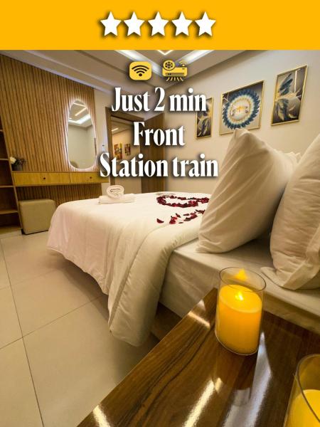 Amazing apartment in city center front train station TGV 2 Min center -Welcome to Marrakech, Buchen Sie Ferienwohnung Hotels in Marrakech-Safi mit Parkplatz, Parkplätze