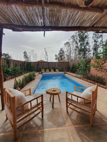 Villa Selma piscine privée sans vis à vis 9 min du centre, Buchen Sie  Hotels in Marrakech-Safi mit Parkplatz, Parkplätze