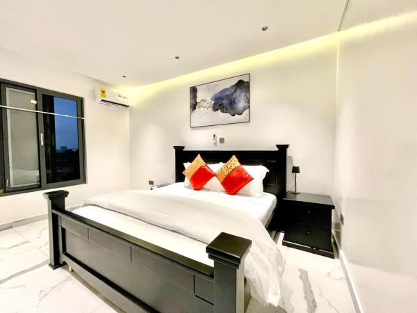 Cozy 1-bedroom Apartment , East Legon- 10 Minutes to Kotoka Intl Airport, Reserva ahora Apartamento Hoteles en Gran Acra con aparcamiento, Aparcamiento
