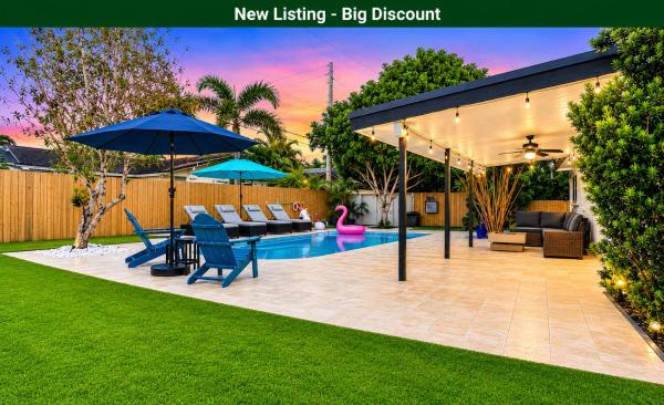 Heated Pool Villa with Mini Golf & Game Room Fort Lauderdale, Buchen Sie  Hotels in Broward County mit Pool, Schwimmbad