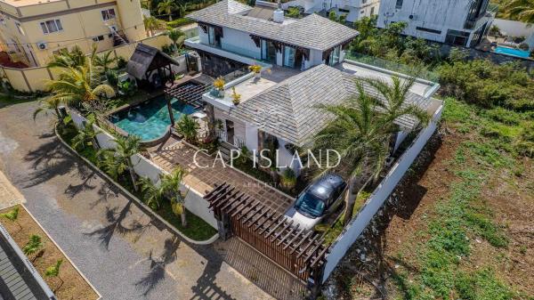 Elegant Villa Emeraude, splendid pool, Prenota  Grand Baie Mauritius Costa Nord