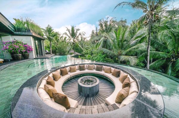 Dwa Chandra Full-Service Luxury 4BR Villa & River, Reserva ahora  Hoteles con piscina en Bali, Piscina