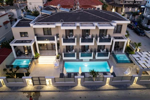 Ammos Luxury Apartments, Reserva ahora Apartamento Hoteles con piscina en Nea Vrasna, Piscina