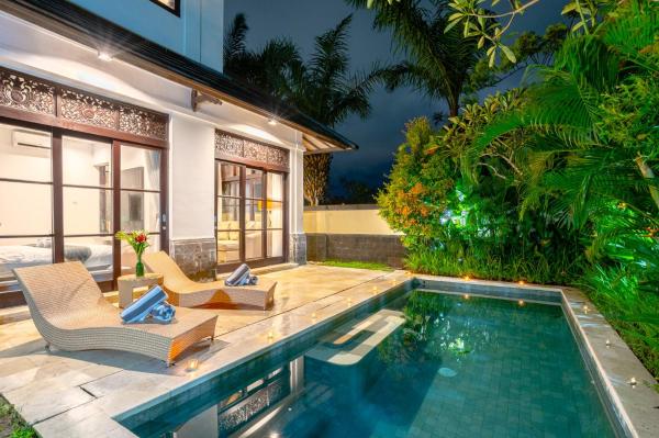 D\Maya Villa Jimbaran By Island Escape, Reserva ahora  Hoteles con piscina en Bali, Piscina
