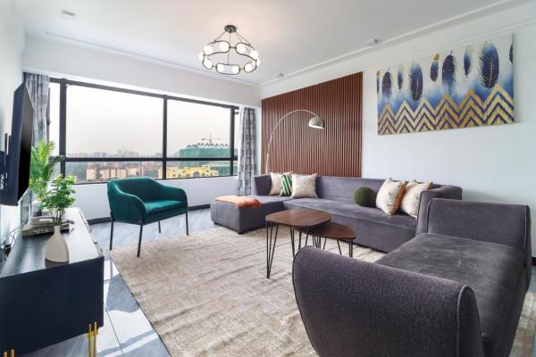 supreme living three bedroom apartments with swimming pool, fully equipped gym, ample parking space children playground and amazing city views, Buchen Sie Ferienwohnung Nairobi CBD Nairobi