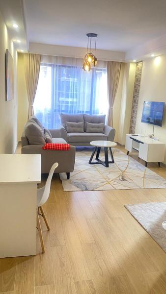 urban loft retreat apartment with fully equipped gym , heated swimming pool, private parking space and amazing city views, Buchen Sie Ferienwohnung Nairobi CBD Nairobi