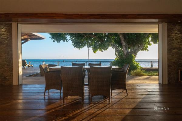 Villa Miti Vai - 3 BR 3 Bath Beachfront Villa, Reserva ahora  Haapiti Moorea